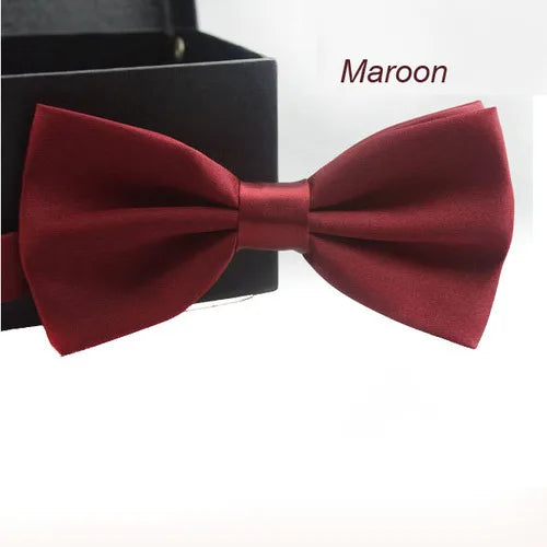 Classic Solid Color Bow Ties for Kids & Adults Accessories Luxurious Weddings