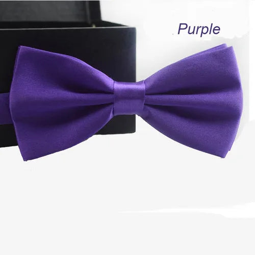 Classic Solid Color Bow Ties for Kids & Adults Accessories Luxurious Weddings