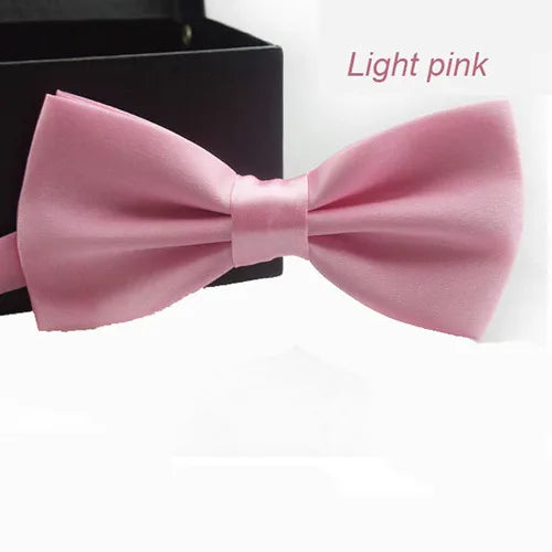 Classic Solid Color Bow Ties for Kids & Adults Accessories Luxurious Weddings