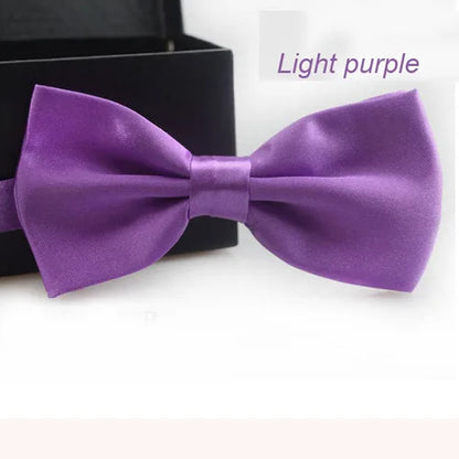 Classic Solid Color Bow Ties for Kids & Adults Accessories Luxurious Weddings