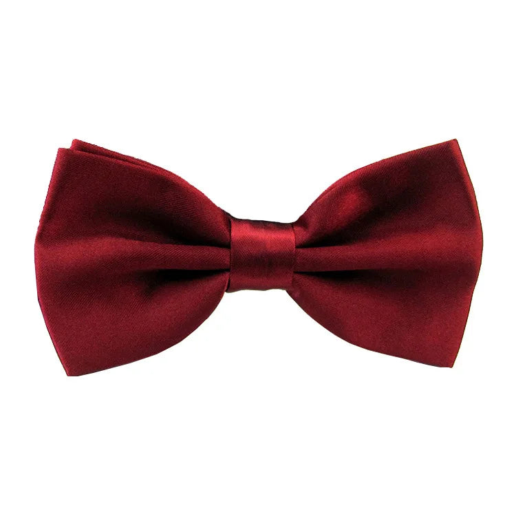 Classic Solid Color Bow Ties for Kids & Adults Accessories Luxurious Weddings
