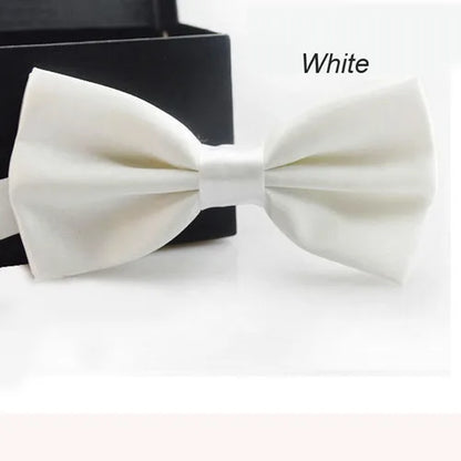 Classic Solid Color Bow Ties for Kids & Adults Accessories Luxurious Weddings