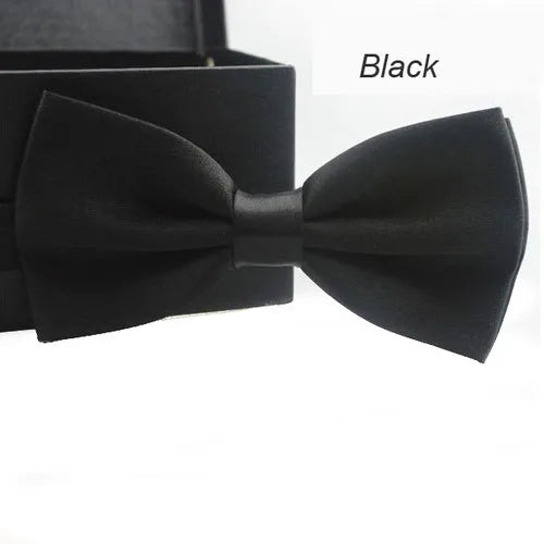 Classic Solid Color Bow Ties for Kids & Adults Accessories Luxurious Weddings