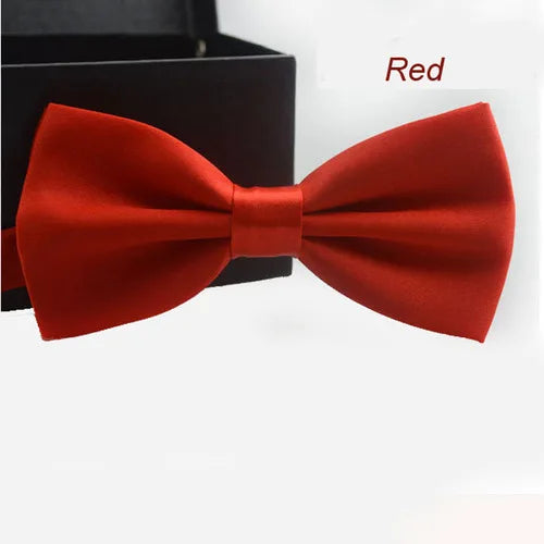 Classic Solid Color Bow Ties for Kids & Adults Accessories Luxurious Weddings