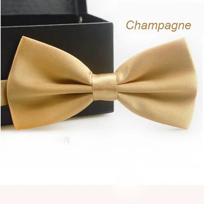 Classic Solid Color Bow Ties for Kids & Adults Accessories Luxurious Weddings