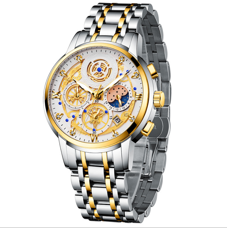 Weston Black Carved Quartz Watch Watches Luxurious Weddings