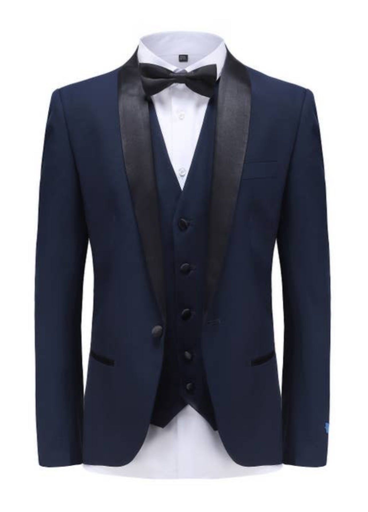 Men's 3pc Premium Gino Vitale Tuxedo Mens Suits Luxurious Weddings