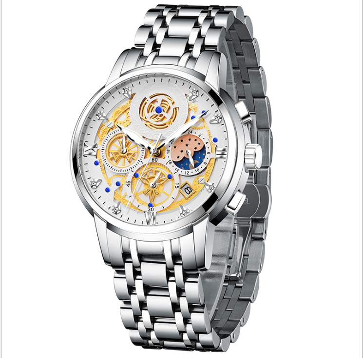 Weston Black Carved Quartz Watch Watches Luxurious Weddings