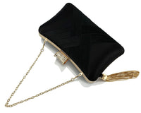 Tassel metal woven diamond Evening Bag Handbags Luxurious Weddings