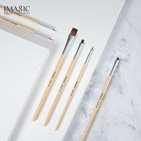 Makeup Brush 6pcs Log Pole Painted Nail Art Makeup Brush Makeup Brushes