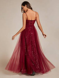 Exquisite Empire Waist Sequin Shiny A-Line Floor Length Bridesmaid Dresses Luxurious Weddings Bridesmaid Dresses, Evening Dresses, Cocktail Dresses, Maxi Dresses, Summer Dresses, Dinner Dress, Special Occasion Dress, Custom Dress, Made-to-Order Dresses, W