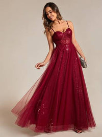 Exquisite Empire Waist Sequin Shiny A-Line Floor Length Bridesmaid Dresses Luxurious Weddings Bridesmaid Dresses, Evening Dresses, Cocktail Dresses, Maxi Dresses, Summer Dresses, Dinner Dress, Special Occasion Dress, Custom Dress, Made-to-Order Dresses, W