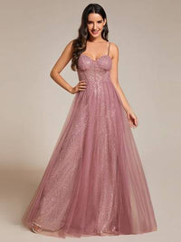 Exquisite Empire Waist Sequin Shiny A-Line Floor Length Bridesmaid Dresses Luxurious Weddings Bridesmaid Dresses, Evening Dresses, Cocktail Dresses, Maxi Dresses, Summer Dresses, Dinner Dress, Special Occasion Dress, Custom Dress, Made-to-Order Dresses, W