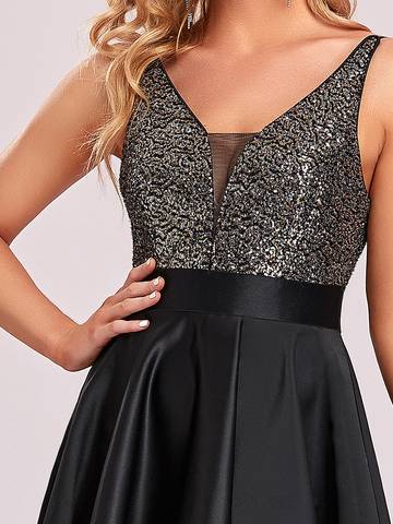Women's Backless Sparkly Prom Dresses Dresses Luxurious Weddings