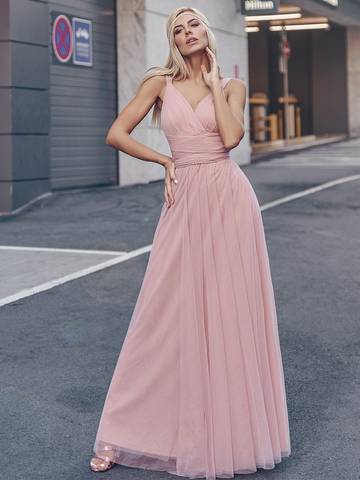 Floor Length Sleeveless Wholesale Tulle Bridesmaid Dresses Bridesmaid Dresses Luxurious Weddings
