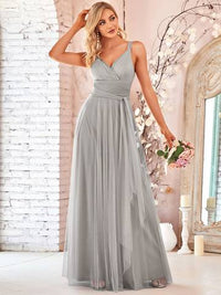 Floor Length Sleeveless Wholesale Tulle Bridesmaid Dresses Bridesmaid Dresses Luxurious Weddings