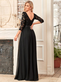 Elegant Empire Waist Bridesmaid Dresses with Long Lace Sleeve Bridesmaid Dresses Luxurious Weddings