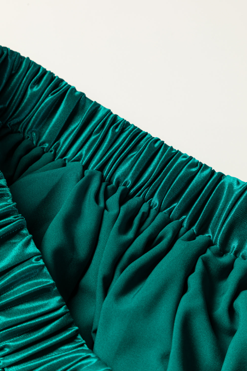 Elastic Waist Pleated Midi Skirt Skirt Luxurious Weddings