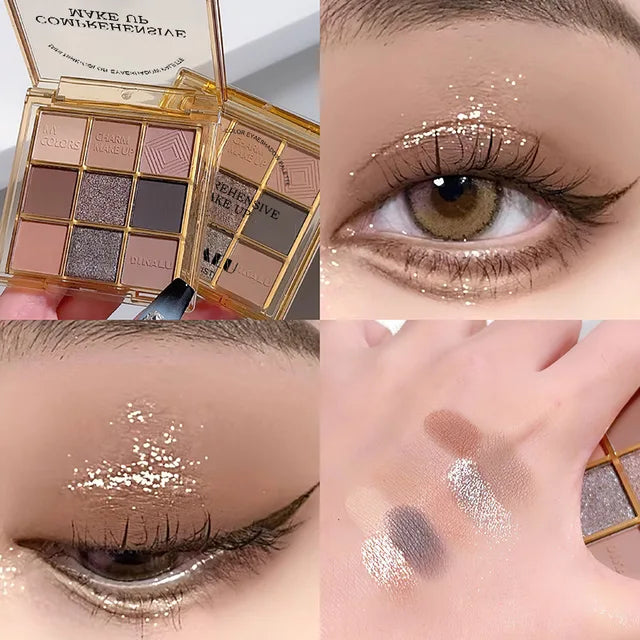 Eyeshadow Palette Waterproof Long Lasting Highlighter Palettes High Quality Professional Eyeshadow Luxurious Weddings