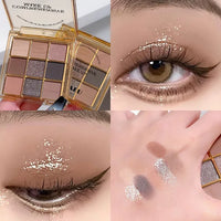 Eyeshadow Palette Waterproof Long Lasting Highlighter Palettes High Quality Professional Eyeshadow Luxurious Weddings
