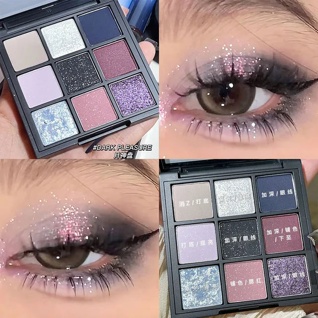 Eyeshadow Palette Waterproof Long Lasting Highlighter Palettes High Quality Professional Eyeshadow Luxurious Weddings