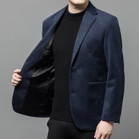 Thick men's wool suit loose casual suit jacket Luxurious Weddings