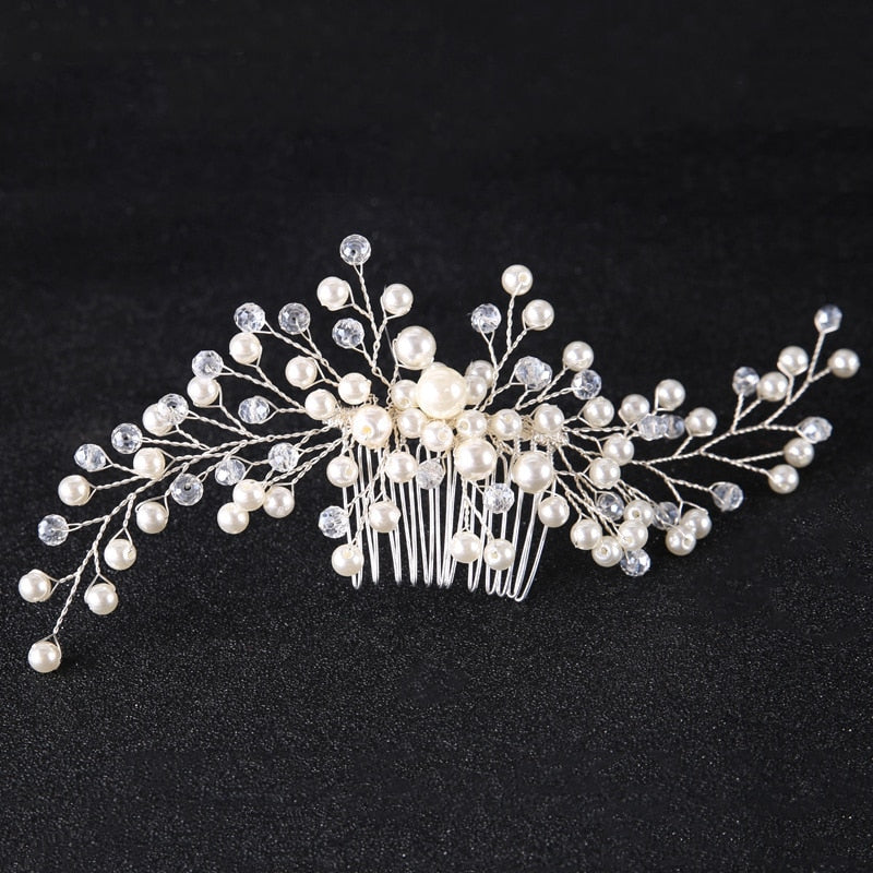 Bridal Hair Ornaments Comb Decoration Pin Hair Comb Luxurious Weddings