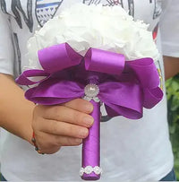 PE Rose Bridesmaid Wedding Foam flowers wedding bouquets Luxurious Weddings