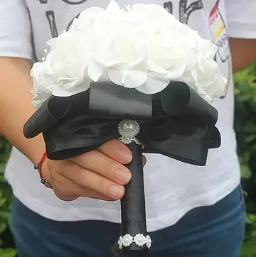 PE Rose Bridesmaid Wedding Foam flowers wedding bouquets Luxurious Weddings