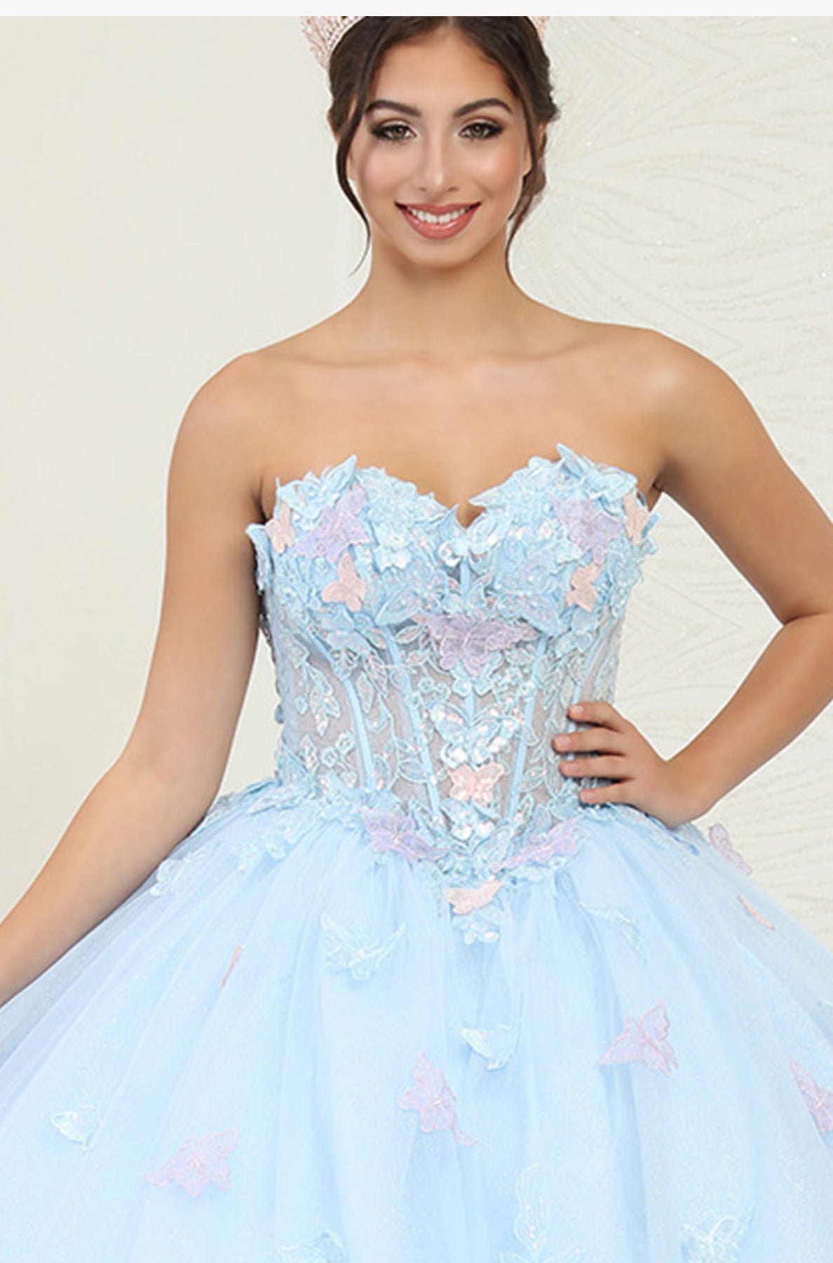 Timeless Beauty Quinceanera dress Luxurious Weddings