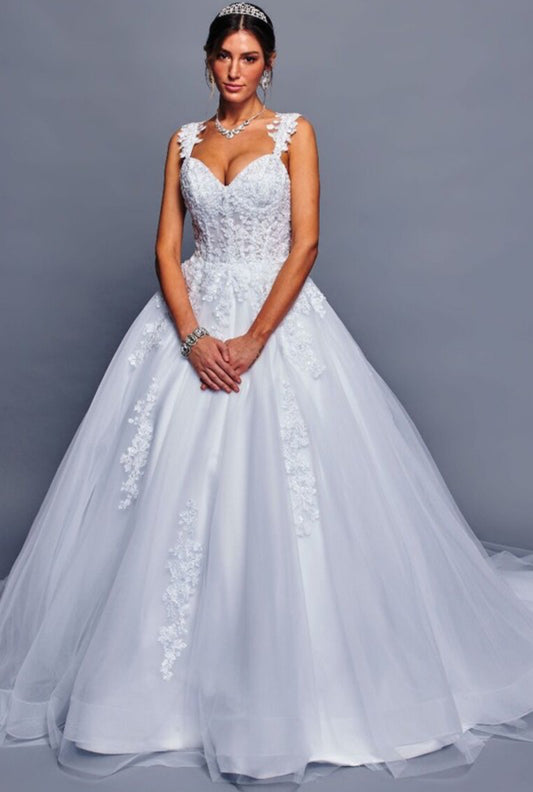 Victoria Princess Gown A line Dress Luxurious Weddings