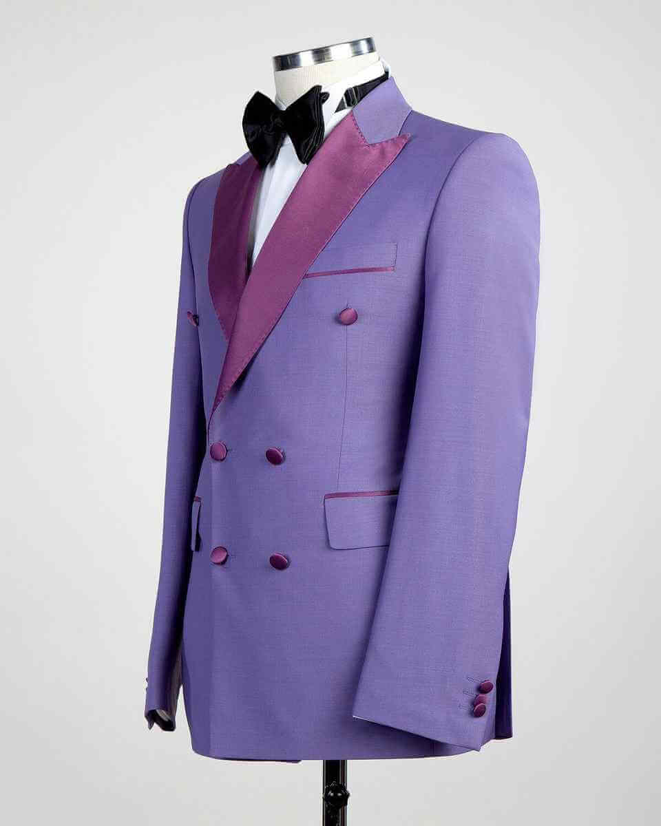 Men's Tuxedos 2 Pieces Peaked Lapel Men's Suits Luxurious Weddings