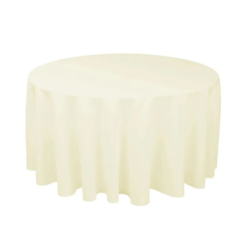 Polyester Round Tablecloth table linen Luxurious Weddings