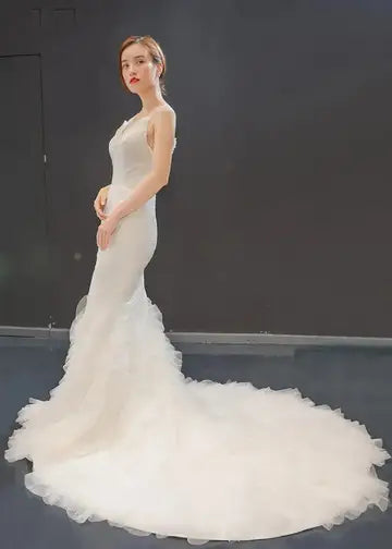 Luxurious bridal plus size mermaid wedding dress Luxurious Weddings