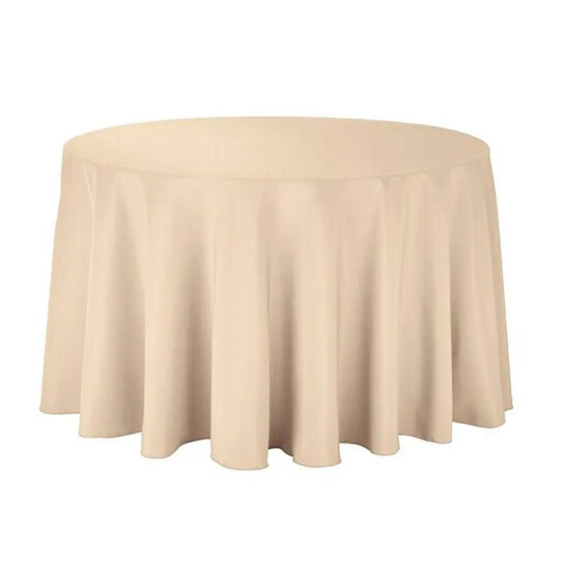 Polyester Round Tablecloth table linen Luxurious Weddings