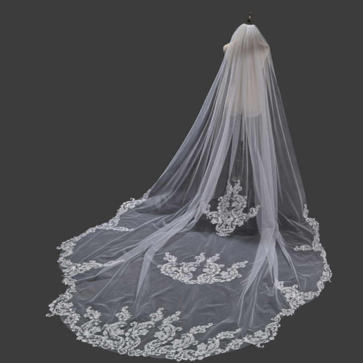3M - Large Veil Cathedral long with Comb