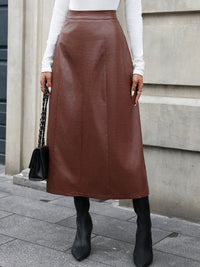High Waist Midi Skirt Skirt Luxurious Weddings