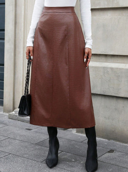 High Waist Midi Skirt Skirt Luxurious Weddings