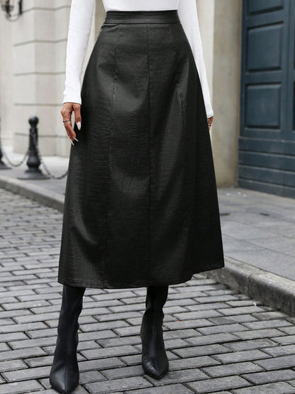 High Waist Midi Skirt Skirt Luxurious Weddings