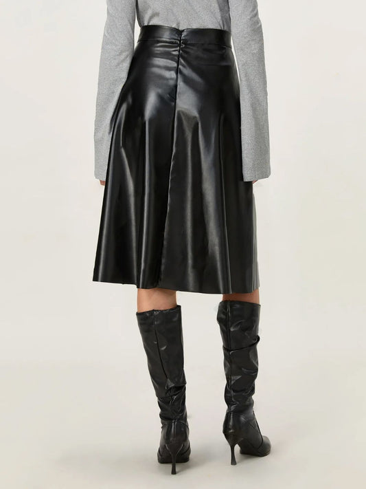 High Waist Skirt with Zipper Skirt Luxurious Weddings