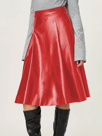 High Waist Skirt with Zipper Skirt Luxurious Weddings