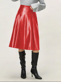 High Waist Skirt with Zipper Skirt Luxurious Weddings