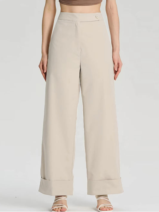 High Waist Wide Leg Pants Pants Luxurious Weddings