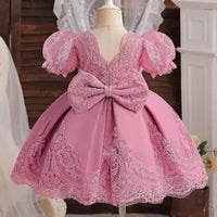 Vintage Birthday Princess Dress girls dresses Luxurious Weddings