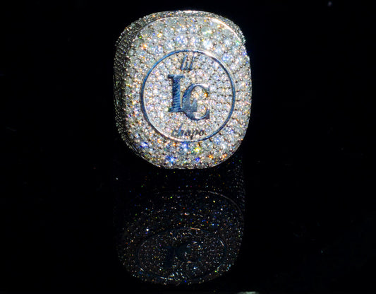 Custom Letter Hip-Hop Ring Mens ring Luxurious Weddings