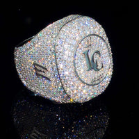 Custom Letter Hip-Hop Ring Mens ring Luxurious Weddings