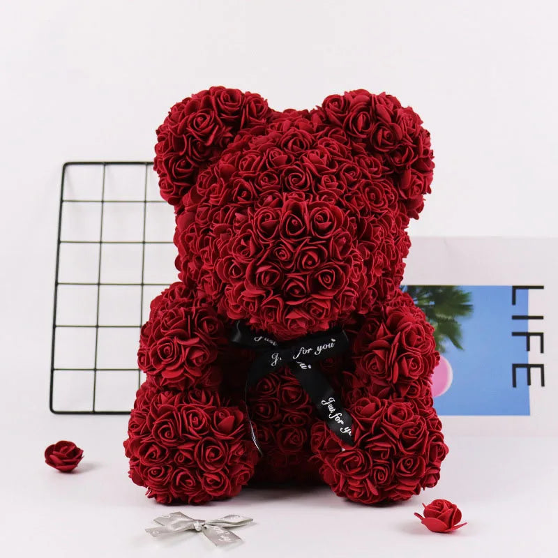 Immortal Rose Bear, Perfect Gift to Say “I Love You” rose bear Luxurious Weddings