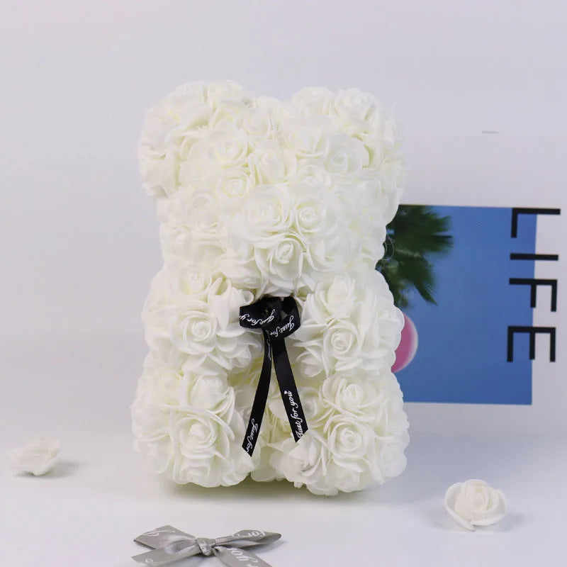 Immortal Rose Bear, Perfect Gift to Say “I Love You” rose bear Luxurious Weddings