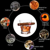 Thickened Crystal Cigar Cup for Rum and Whisky whisky glass Luxurious Weddings