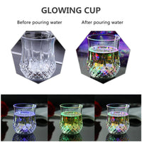 LED Automatic Flashing Cup Multi-color Light Up Mug Wine Beer Glass Whisky Drinking Cup LED Cups Luxurious Weddings